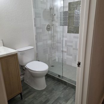 Rona Home Remodeling - Floor and shower door. - General Contractors Near Me - Los Angeles, California Rona Home Remodeling - Floor and shower door. - General Contractors Near Me - Los Angeles, California
