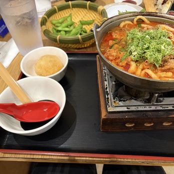 Okidoki by Meiji - Spicy Beef Udon - Izakaya Near Me - Tustin, California Okidoki by Meiji - Spicy Beef Udon - Izakaya Near Me - Tustin, California