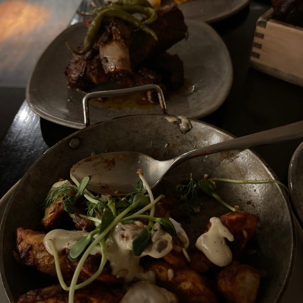 Ultreia - Patatas Bravas with Octopus, ribs, and the October special - Tapas Bars Near Me - Denver, Colorado Ultreia - Patatas Bravas with Octopus, ribs, and the October special - Tapas Bars Near Me - Denver, Colorado