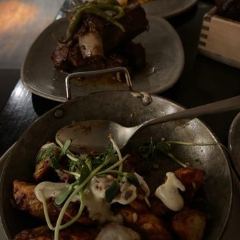 Ultreia - Patatas Bravas with Octopus, ribs, and the October special - Tapas Bars Near Me - Denver, Colorado