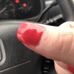 Globs of nail polish