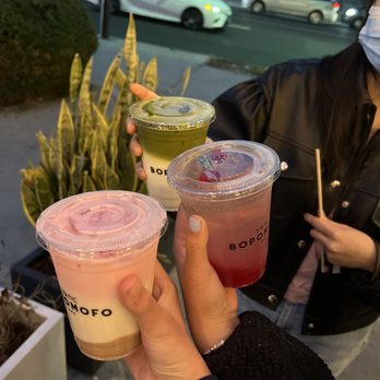 Bopomofo Cafe - Matcha Carrot Latte - Bubble Tea Near Me - San Gabriel, California
