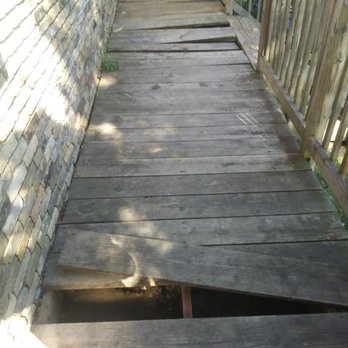 Fence A Holic & Carpentry - Before tearing deck platform - Fences & Gates Near Me - Milwaukee, Wisconsin Fence A Holic & Carpentry - Before tearing deck platform - Fences & Gates Near Me - Milwaukee, Wisconsin