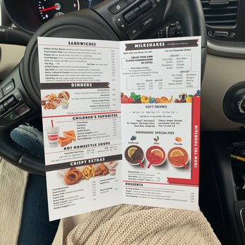 Swensons Drive-In - Inside of menu - Fast Food Near Me - Columbus, Ohio Swensons Drive-In - Inside of menu - Fast Food Near Me - Columbus, Ohio