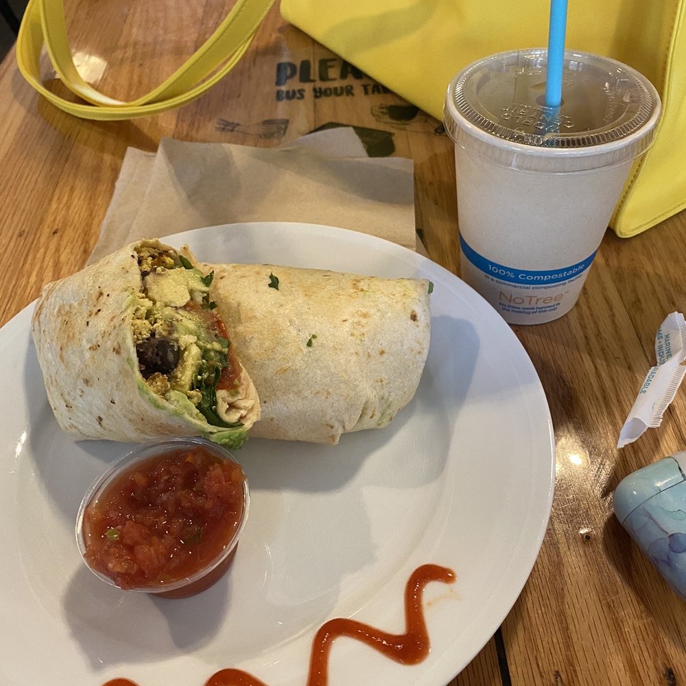 Sentient Bean - Vegan breakfast burrito - Coffee & Tea Near Me - Savannah, Georgia