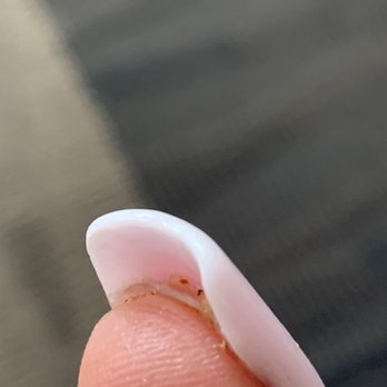 Vlink Nail - Sugar Land - I can't even clean it properly! I spent $200 on my mani and pedi for this! - Nail Salons Near Me - Sugar Land, Texas