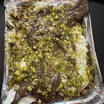 Tasa2Go - Konafa with eshta and Nutella - Egyptian Near Me - Fullerton, California