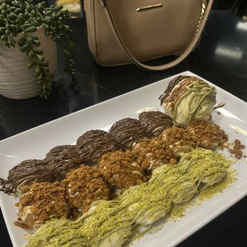 Golden Waffles - mini pancakes - Desserts Near Me - Buffalo, New York