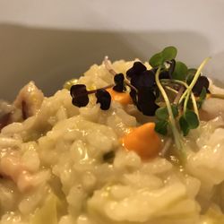 Living - Risotto de pulpo.