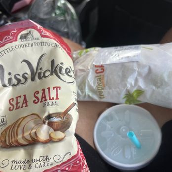 Tropical Smoothie Cafe - CHICKEN CAPRESE. Potato Chips and  H2O - Juice Bars & Smoothies Near Me - Charlotte, North Carolina