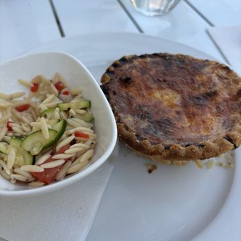 1515 Bistro - Quiche Lorraine with orzo pasta salad - Cafes Near Me - Oklahoma City, Oklahoma
