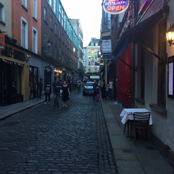 Rosa Madre Italian Restaurant - A view looking up the street - Seafood Near Me - Dublin, D