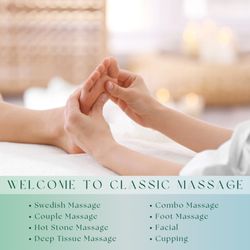 Classic Massage - Come and try our services