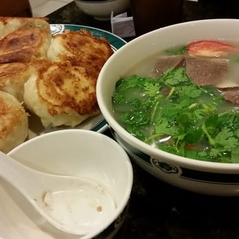 JTYH Restaurant - Huge pan fried buns (spoon for scaling!) and lamb noodle soup - Chinese Near Me - Rosemead, California JTYH Restaurant - Huge pan fried buns (spoon for scaling!) and lamb noodle soup - Chinese Near Me - Rosemead, California