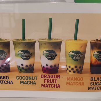 Green Boba Tea - Menu 01.20.2026 - Bubble Tea Near Me - Euless, Texas