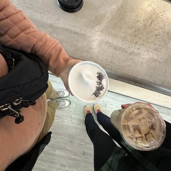 White Rabbit Espresso - Newport Fog and Vanilla Oatmilk Latte - Cafes Near Me - Newport, Oregon