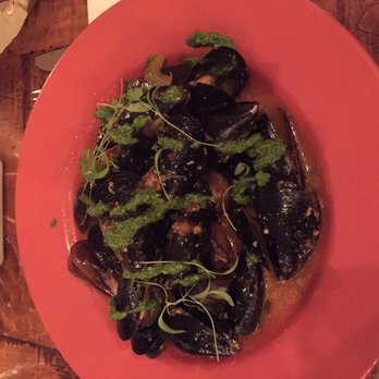 The County Canteen - Mussels in a tomato/fennel sauce - Wine Bars Near Me - Picton, Ontario
