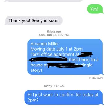 Marvin's Moving & Delivery - Our messages with the company. - Movers Near Me - Houston, Texas Marvin's Moving & Delivery - Our messages with the company. - Movers Near Me - Houston, Texas
