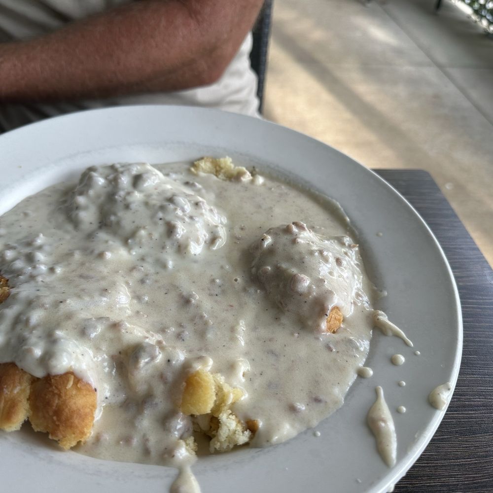 Metro Diner - Sausage gravy and biscuits which comes - Breakfast & Brunch Near Me - Palm Coast, Florida Metro Diner - Sausage gravy and biscuits which comes - Breakfast & Brunch Near Me - Palm Coast, Florida