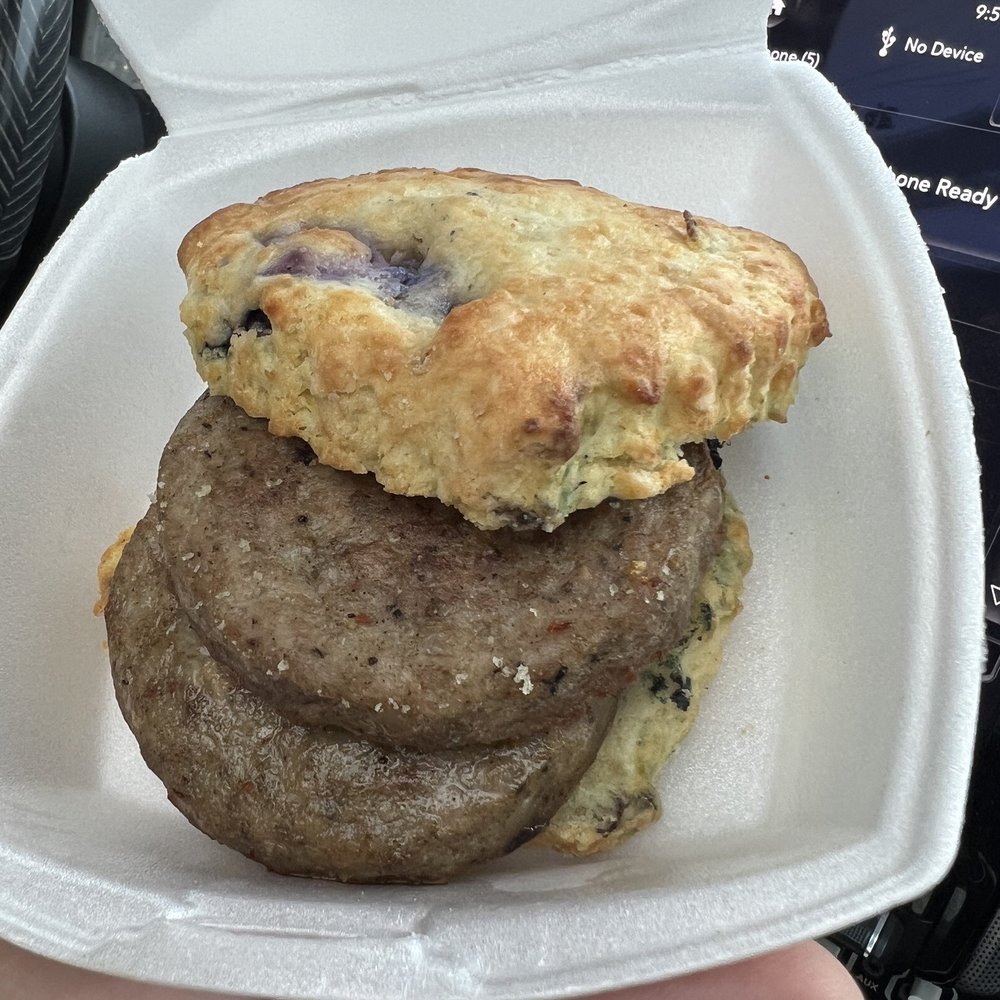 The Biscuit Lady’s Bakehouse - Lemon blueberry sausage biscuit special - Breakfast & Brunch Near Me - West Palm Beach, Florida The Biscuit Lady’s Bakehouse - Lemon blueberry sausage biscuit special - Breakfast & Brunch Near Me - West Palm Beach, Florida