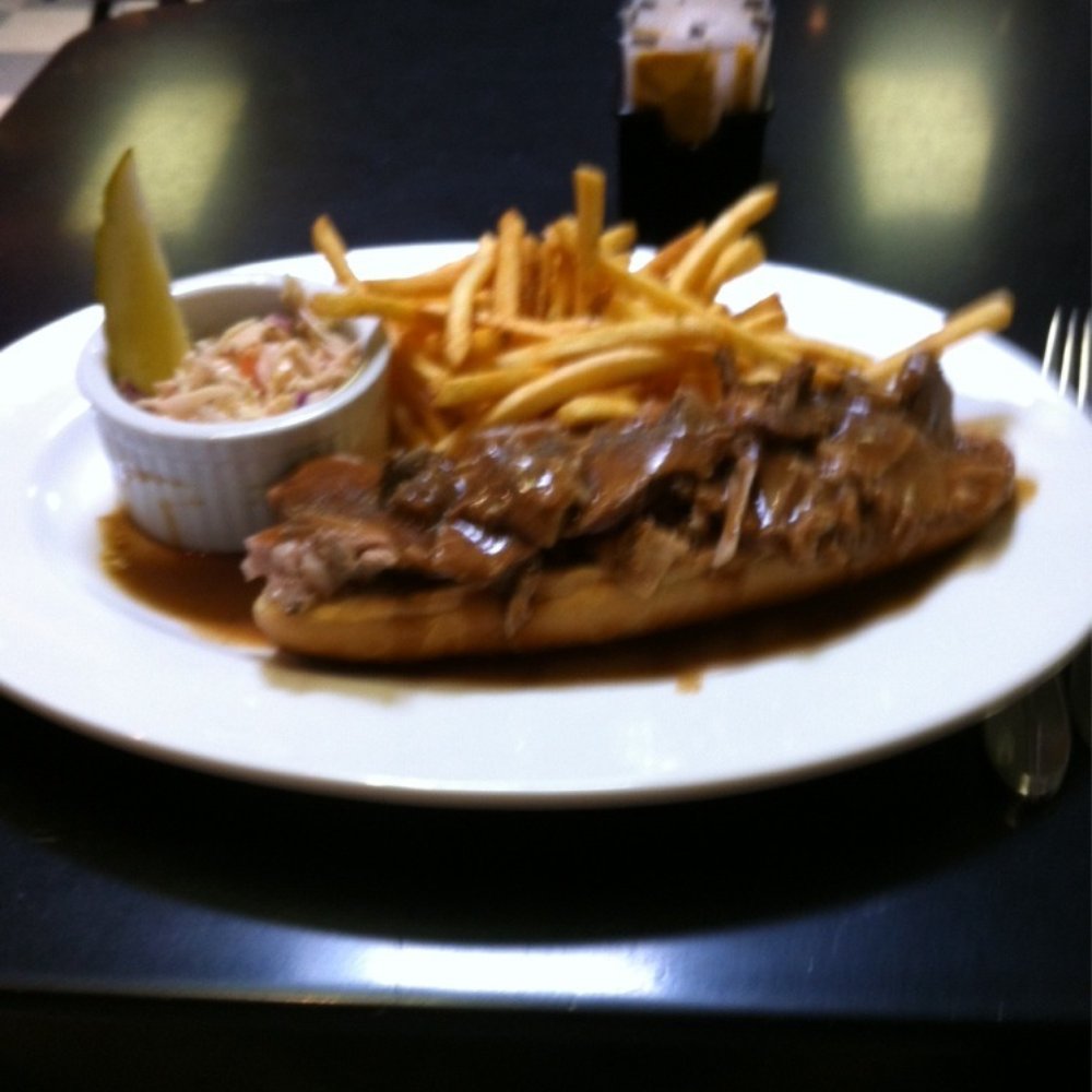 Mr. Schnapp's Pub & Grill - Hot toast pork sandwich with skinny fries, cole slaw and a pickle $13 - Pubs Near Me - Calgary, Alberta Mr. Schnapp's Pub & Grill - Hot toast pork sandwich with skinny fries, cole slaw and a pickle $13 - Pubs Near Me - Calgary, Alberta