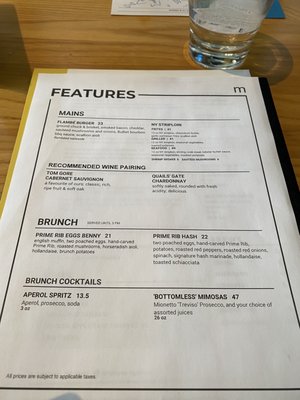 Menu photo 3 Milestones Surrey, BC Menu photo 3 Milestones Surrey, BC