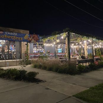 Gilde Brewery - Front with outdoor seating - Breweries Near Me - Charlotte, North Carolina