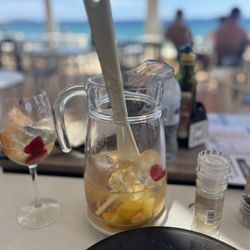 Los Parasoles - White sangria (disappeared quick!)
