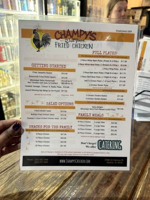 Menu photo 4 Champy's Famous Fried Chicken Daphne, AL Menu photo 4 Champy's Famous Fried Chicken Daphne, AL