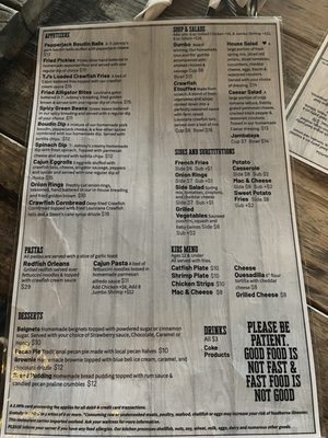 Menu photo 2 T-Johnnys on the River Natchitoches, LA Menu photo 2 T-Johnnys on the River Natchitoches, LA
