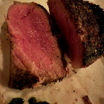 The Cellar at Duckworth's - Perfect medium rare NY Strip - Gastropubs Near Me - Charlotte, North Carolina The Cellar at Duckworth's - Perfect medium rare NY Strip - Gastropubs Near Me - Charlotte, North Carolina