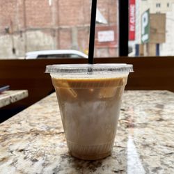 Melk - Small iced Dolce de Leche latte - just the right amount of ice, not too sweet, creamy good