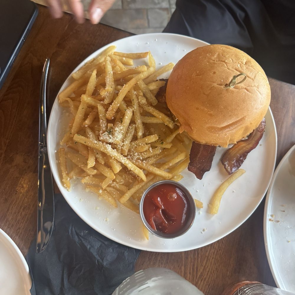 Cook’d - Burger with garlic fries - American Near Me - Reno, Nevada