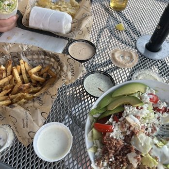 Casey's Pizza & Sub Shop - Fries, veggie wrap with chips, small Cobb salad, small is huge! - Pizza Near Me - Port Huron, Michigan Casey's Pizza & Sub Shop - Fries, veggie wrap with chips, small Cobb salad, small is huge! - Pizza Near Me - Port Huron, Michigan