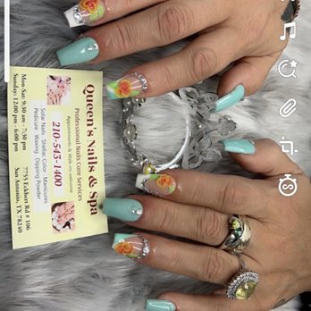 Queens Nails & Spa - Theses were my entering spring nails love tbem - Nail Salons Near Me - San Antonio, Texas Queens Nails & Spa - Theses were my entering spring nails love tbem - Nail Salons Near Me - San Antonio, Texas