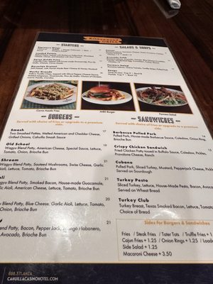 Menu photo 1 Cahuilla Casino Hotel Anza, CA