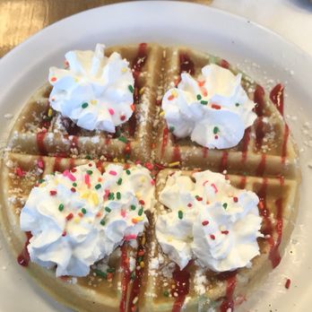 Griddlecakes - Birthday waffle a happy surprise for my daughter - American Near Me - Las Vegas, Nevada Griddlecakes - Birthday waffle a happy surprise for my daughter - American Near Me - Las Vegas, Nevada