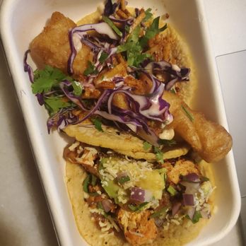 Tocaya Modern Mexican - Baja taco with very little sauce - Mexican Near Me - Burbank, California