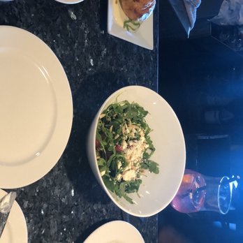 Geoffrey's Malibu - Baked Brie in Puff Pastry, Watermelon Salad and Sauted Lump Crab Cakes - Seafood Near Me - Malibu, California Geoffrey's Malibu - Baked Brie in Puff Pastry, Watermelon Salad and Sauted Lump Crab Cakes - Seafood Near Me - Malibu, California