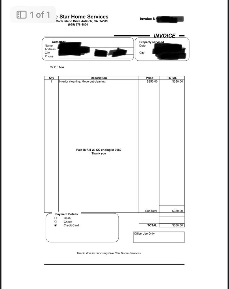 FIVE STAR HOME CLEANING Updated October 2024 13 Reviews 4530 Rock Island Dr, Antioch