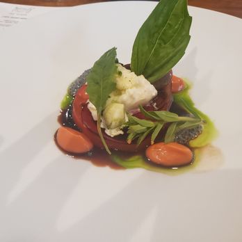 The Alden - Tomato w/ burrata and plum - New American Near Me - Chamblee, Georgia