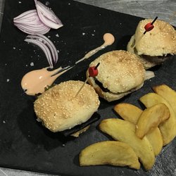 La Fontana - Mini hamburguesas de wagyu