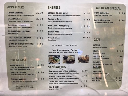 Menu photo 1 Paty's Cafe Fort Lauderdale, FL