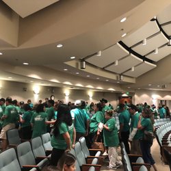 Riverside County Building & Safety Department - Home care workers demanding a living wage and insurance