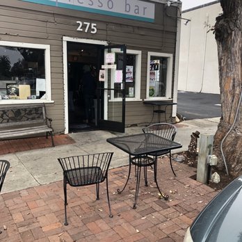 Rock Espresso Bar - Sidewalk seating - Coffee & Tea Near Me - Morro Bay, California Rock Espresso Bar - Sidewalk seating - Coffee & Tea Near Me - Morro Bay, California