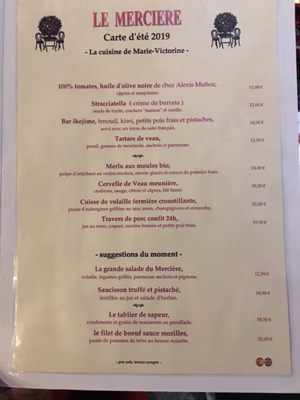 Menu photo 5 Le Mercière Lyon, 69