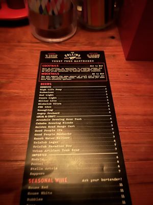 Menu photo 5 The Collins Bar Birmingham, AL