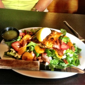 The Half Shell - Fresh Fried Fish Salad - Seafood Near Me - Saint Simons Island, Georgia