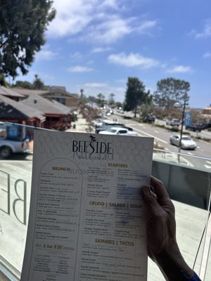 Menu photo 1 Beeside Balcony Del Mar, CA Menu photo 1 Beeside Balcony Del Mar, CA