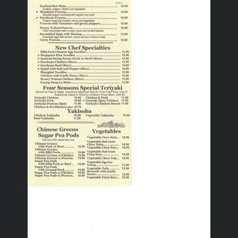 Four Seasons - P 5 - Chinese Near Me - Enumclaw, Washington
